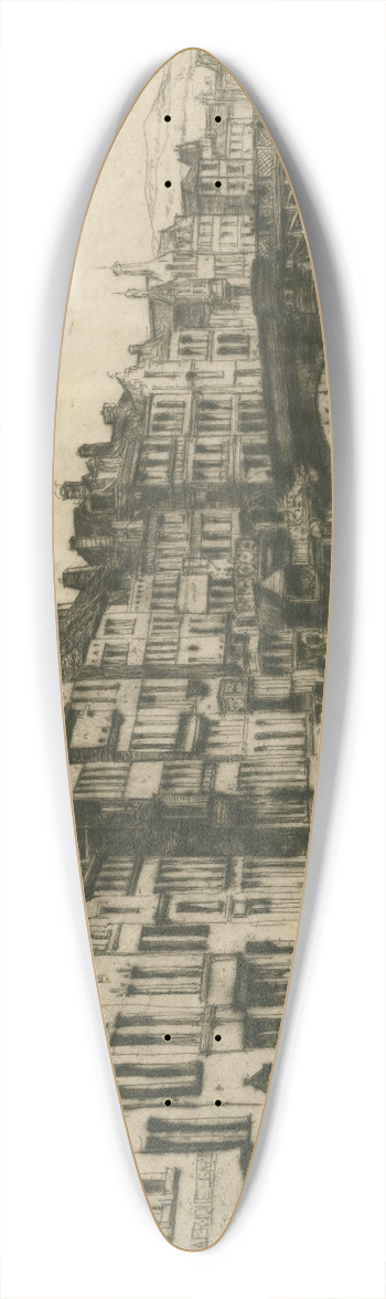 David Young Cameron - Dinant 39.3 inch art pintail longboard deck