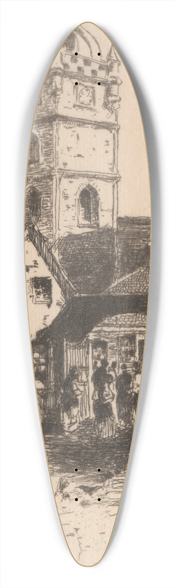 David Young Cameron - East Kilbride 39.3 inch art pintail longboard deck