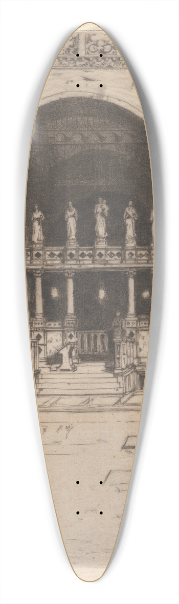 David Young Cameron - St. Marks, No. 3 39.3 inch art pintail longboard deck