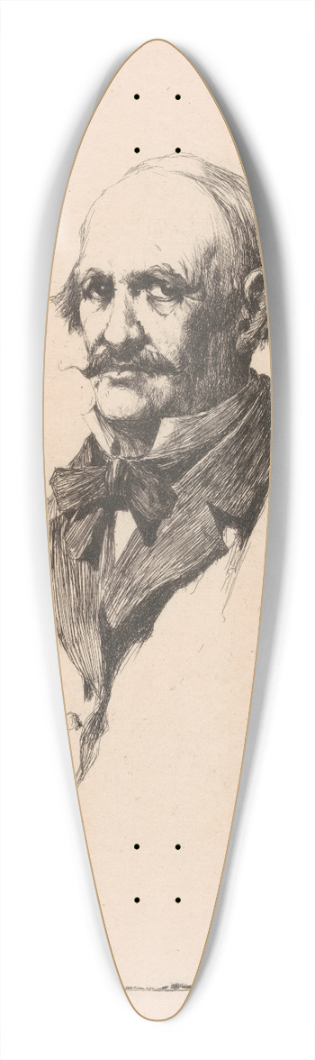 David Young Cameron - The Veteran 39.3 inch art pintail longboard deck