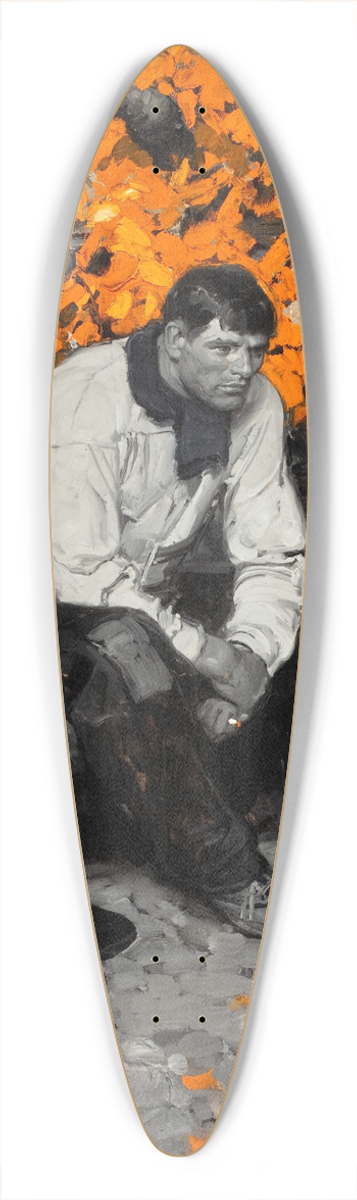 Dean Cornwell - Babysitting 39.3 inch art pintail longboard deck