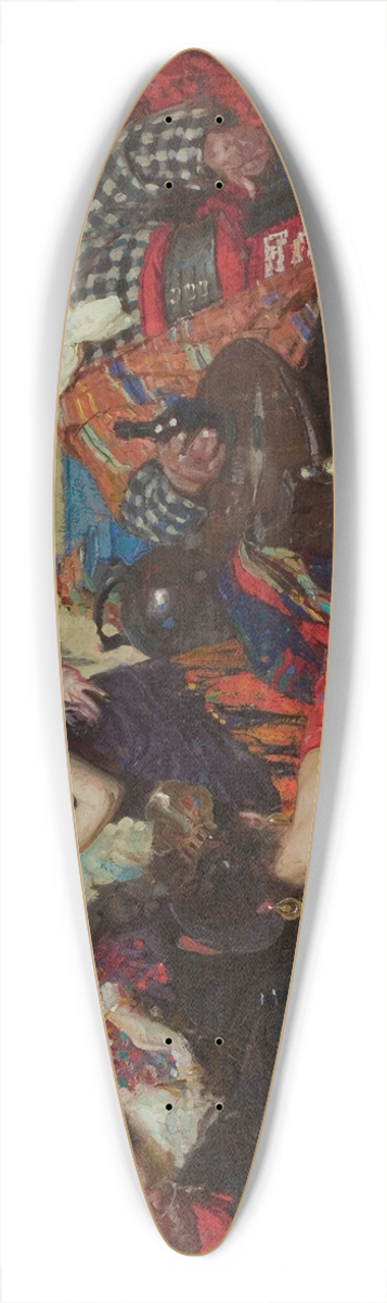Dean Cornwell - Spanish Tavern 39.3 inch art pintail longboard deck