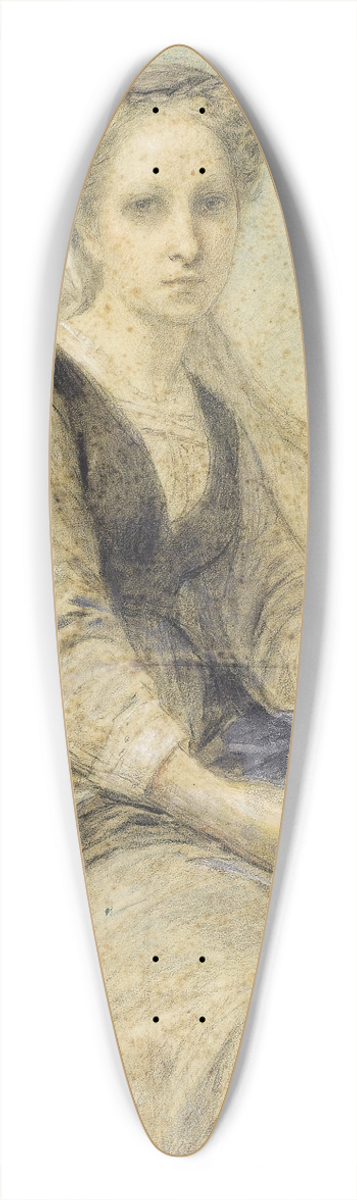 Diogne Maillart - Roman Woman 39.3 inch art pintail longboard deck