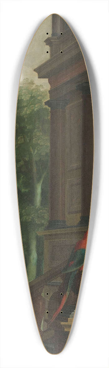 Dirck Van Delen - A Seven-Part Decorative Sequence; An Outdoor Stairway 39.3 inch art pintail longboard deck