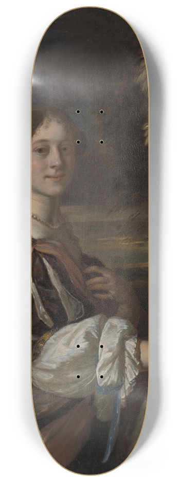 Carel de Moor II - Woman with Sunflowers 8.25 inch art skate deck