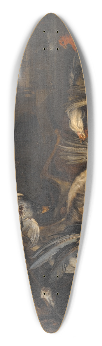 Dirk Valkenburg - Game And Fruit 39.3 inch art pintail longboard deck