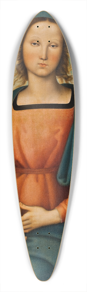 Ditlev Blunck - The Virgin And Child 39.3 inch art pintail longboard deck
