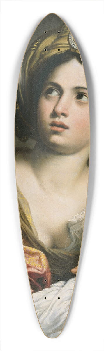 Domenichino - A Sibyl 39.3 inch art pintail longboard deck