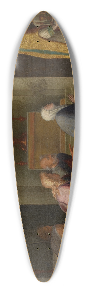 Domenico Beccafumi - The Miraculous Communion of Saint Catherine of Siena 39.3 inch art pintail longboard deck