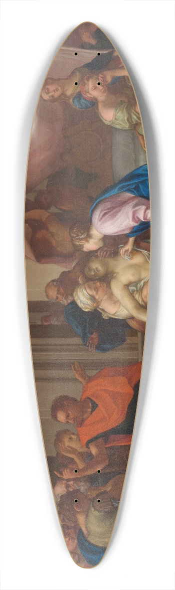 Domenico Parodi - The Death of Lucretia 39.3 inch art pintail longboard deck