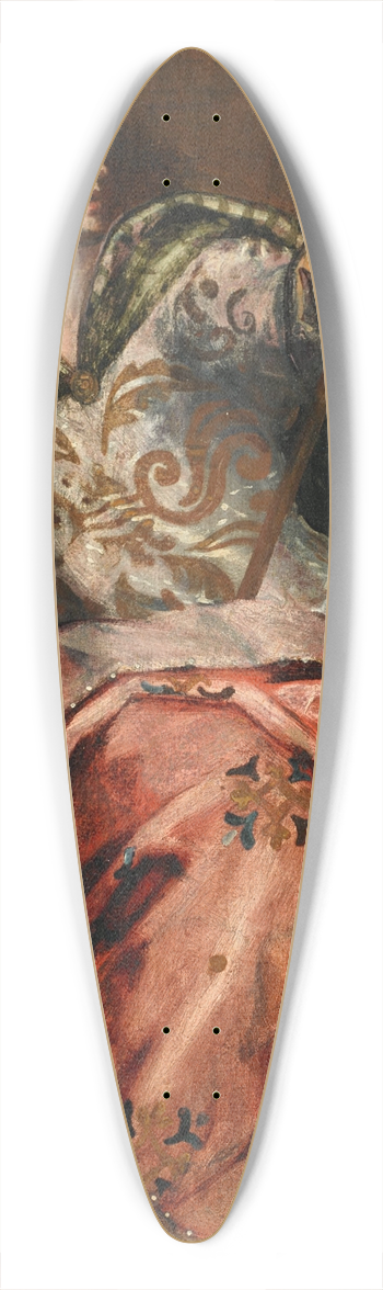Domenico Tintoretto - Allegory of Vanity 39.3 inch art pintail longboard deck