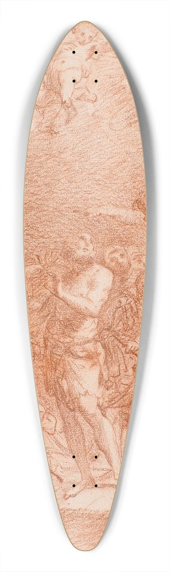 Domingo lvarez Enciso - Roman Album 39.3 inch art pintail longboard deck