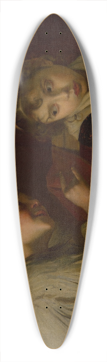 Dominik Skuteck - Children 39.3 inch art pintail longboard deck