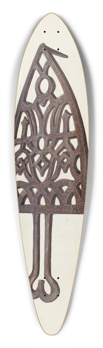 Donald Harding - Flat Iron Holder 39.3 inch art pintail longboard deck