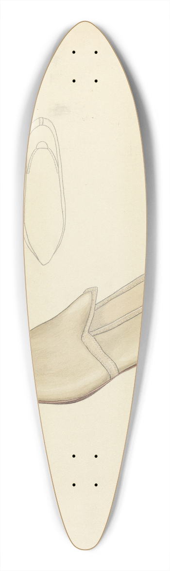 Doris Beer - Slippers 39.3 inch art pintail longboard deck