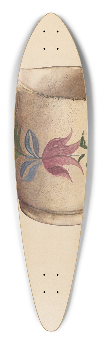 Doris Hollingsworth - Crockery Pitcher 39.3 inch art pintail longboard deck