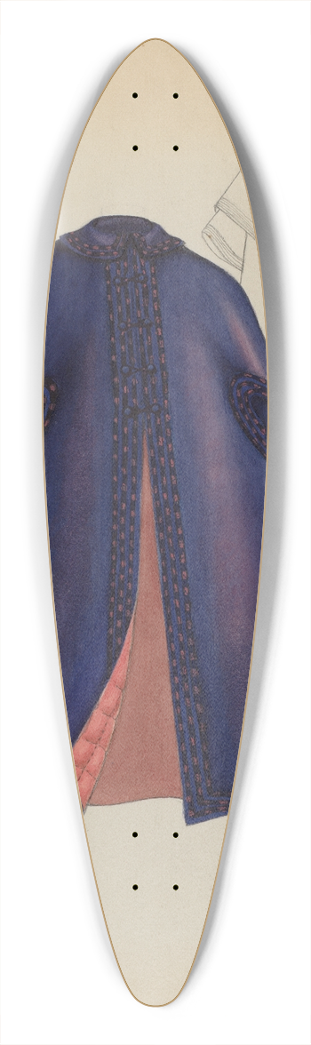 Dorothy Gernon - Childs Coat 39.3 inch art pintail longboard deck
