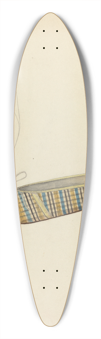 Dorothy Gernon - Slipper 39.3 inch art pintail longboard deck