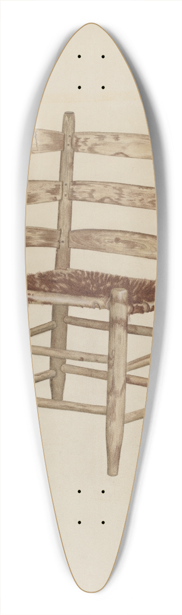 Dorothy Johnson - Double Back Chair 39.3 inch art pintail longboard deck
