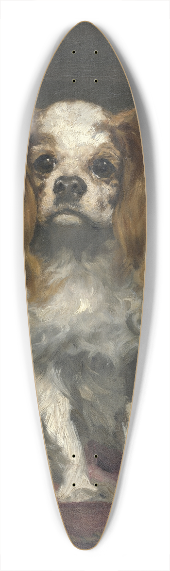 douard Manet - A King Charles Spaniel 39.3 inch art pintail longboard deck