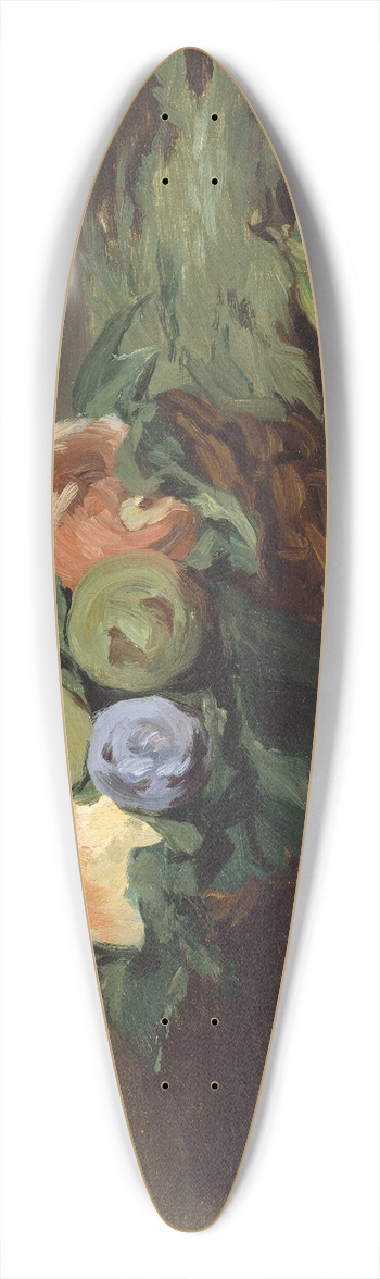 douard Manet - Basket of Fruit 39.3 inch art pintail longboard deck