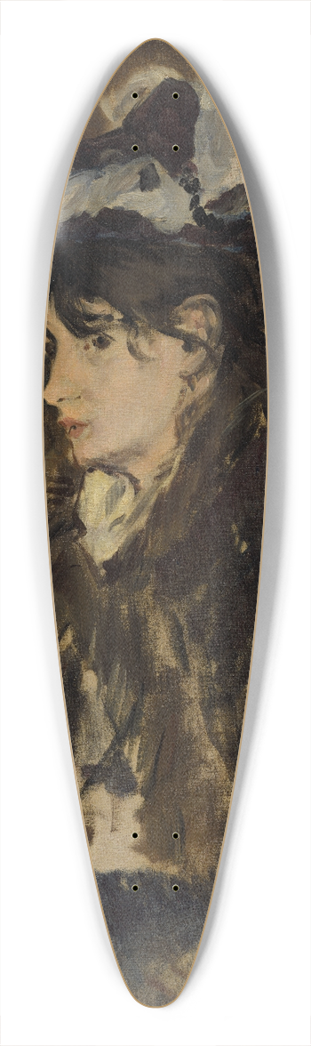 douard Manet - Berthe Morisot 39.3 inch art pintail longboard deck