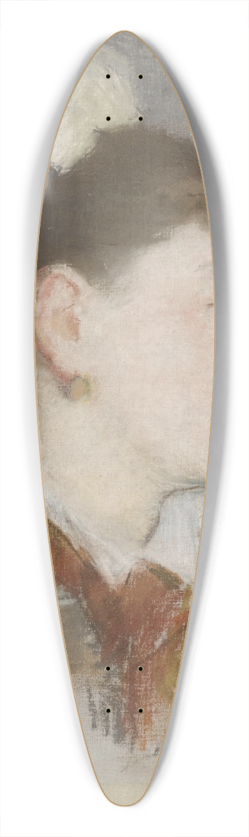 douard Manet - Jeune fille au col cass, de profil 39.3 inch art pintail longboard deck