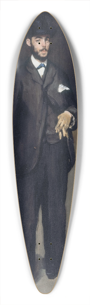 douard Manet - Portrait de Thodore Duret 39.3 inch art pintail longboard deck