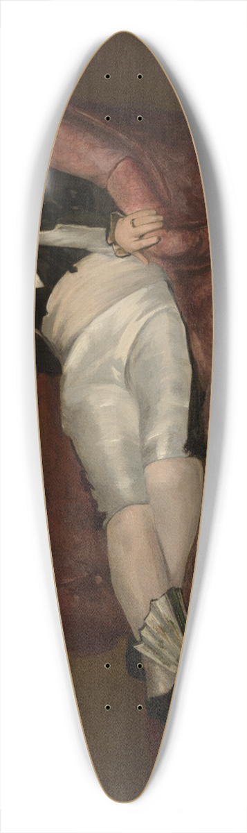 douard Manet - Reclining Young Woman in SpanishCostume 39.3 inch art pintail longboard deck