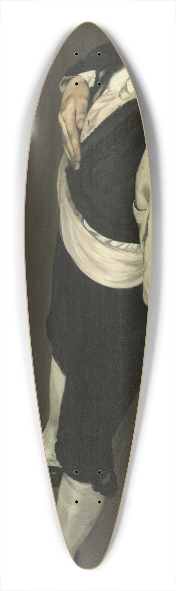 douard Manet - The Dead Toreador 39.3 inch art pintail longboard deck