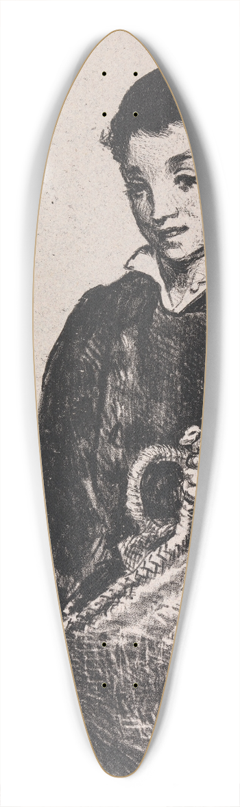 douard Manet - The Urchin 39.3 inch art pintail longboard deck