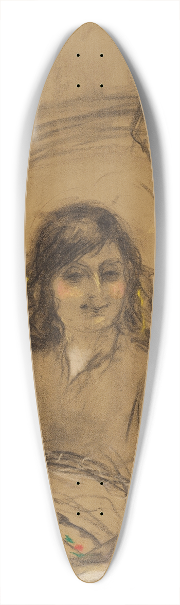 douard Vuillard - Etude pour Le portrait de la Comtesse Anna de Noailles 39.3 inch art pintail longboard deck