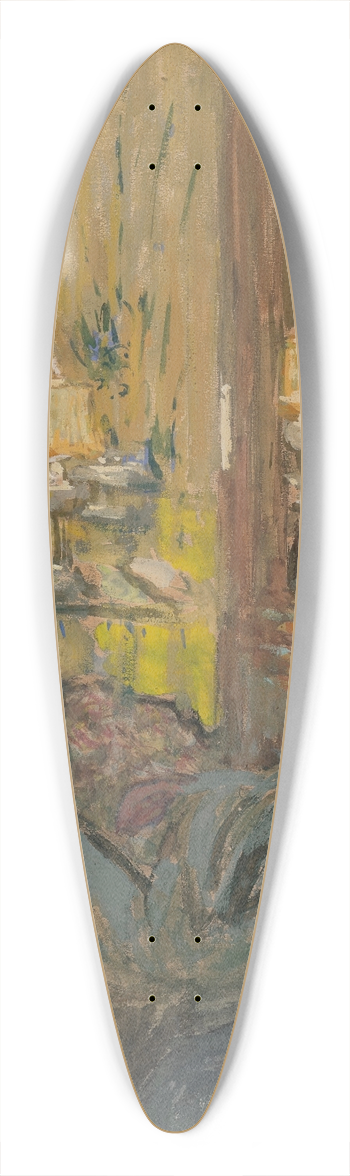 douard Vuillard - Intrieur aux trois personnages 39.3 inch art pintail longboard deck