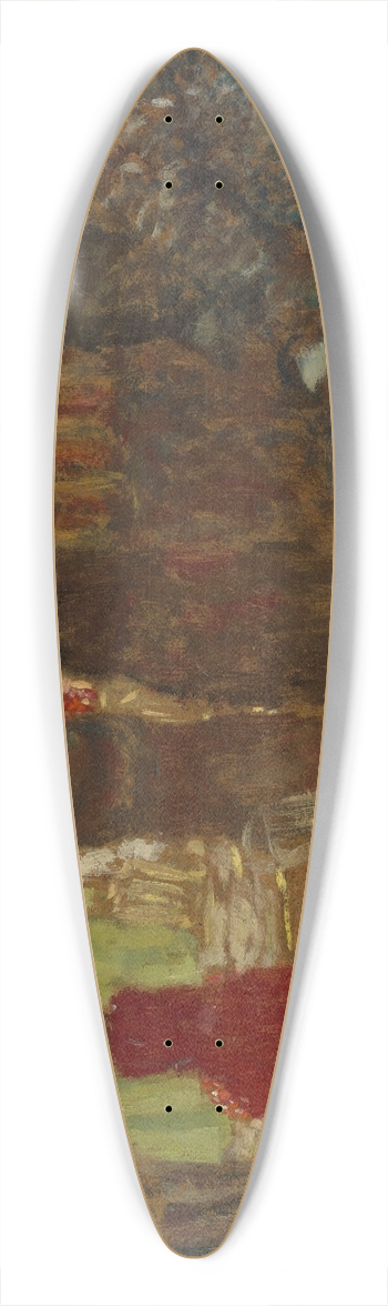 douard Vuillard - Le salon des Hessels, Rue de Rivoli 39.3 inch art pintail longboard deck