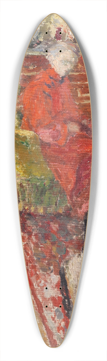douard Vuillard - Madame Vuillard en peignoir rouge 39.3 inch art pintail longboard deck