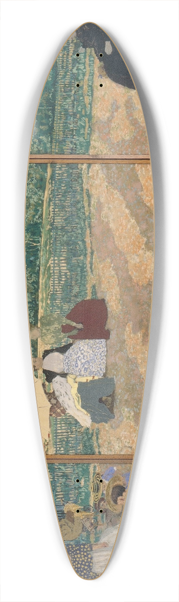 douard Vuillard - Public Gardens 39.3 inch art pintail longboard deck