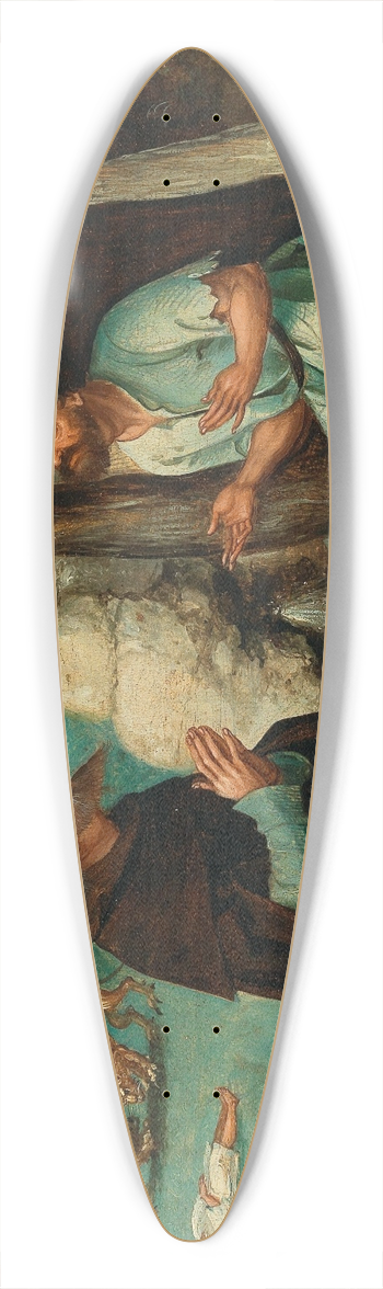 Dutch School - Saint Paul the Hermit and Saint Anthony Abbot fed by a raven 39.3 inch art pintail longboard deck