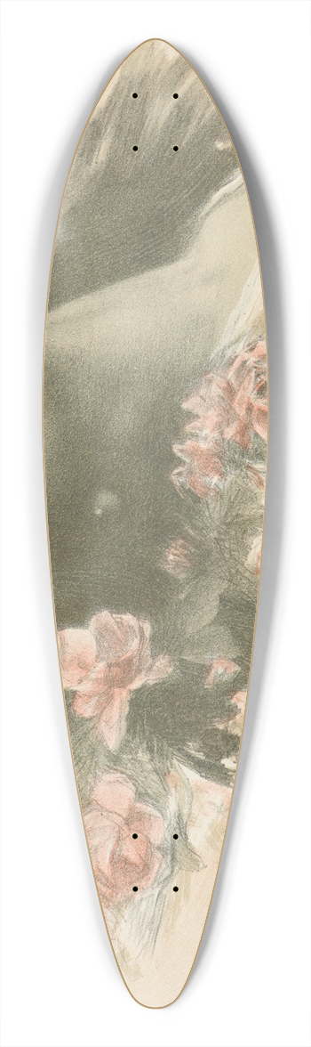 E. A. Artique - Albine 39.3 inch art pintail longboard deck