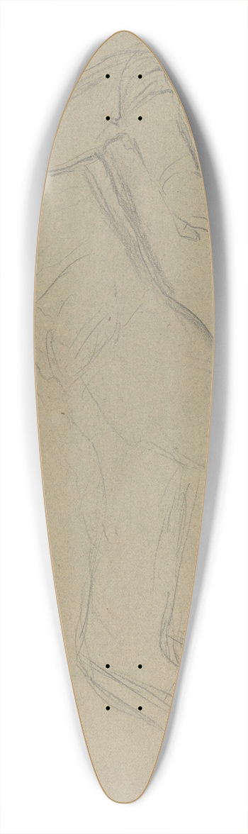 Edgar Degas - Fallen Jockey (study for Scene from the Steeplechase  The Fallen Jockey) II 39.3 inch art pintail longboard deck