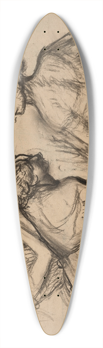 Edgar Degas - Scne de ballet 39.3 inch art pintail longboard deck