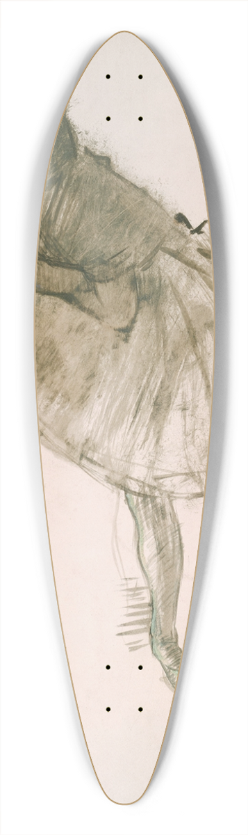 Edgar Degas - Study of a Ballet Dancer 39.3 inch art pintail longboard deck