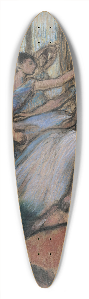 Edgar Degas - The Dancers 39.3 inch art pintail longboard deck