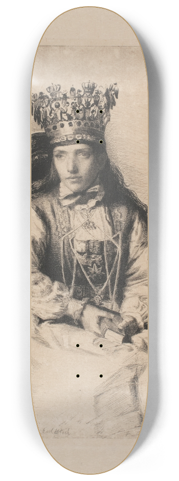 Carl Bloch - A Norwegian bride 8.25 inch art skate deck