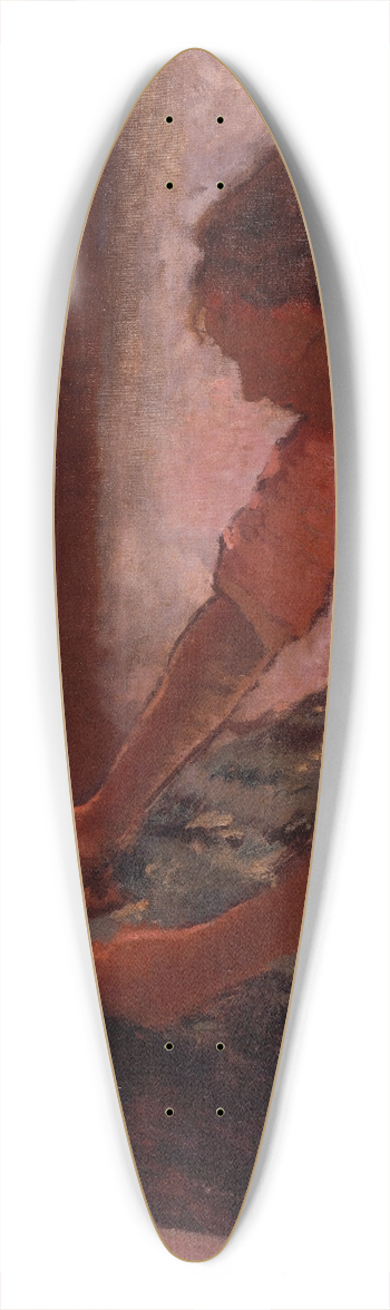 Edgar Degas - Woman Ironing 39.3 inch art pintail longboard deck