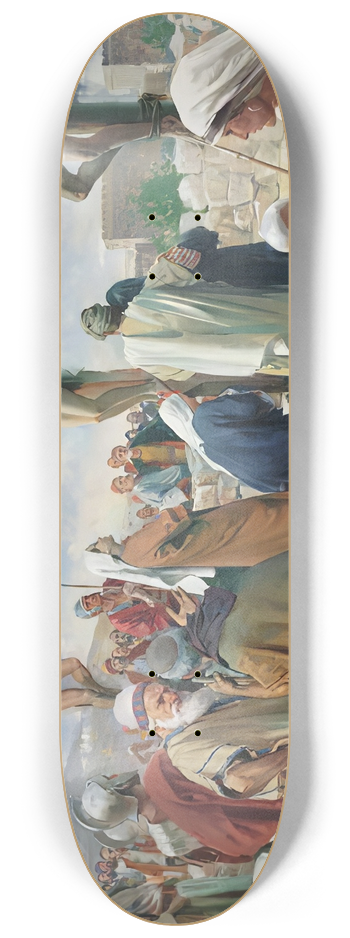 Carl Bloch - Crucifixion 8.25 inch art skate deck