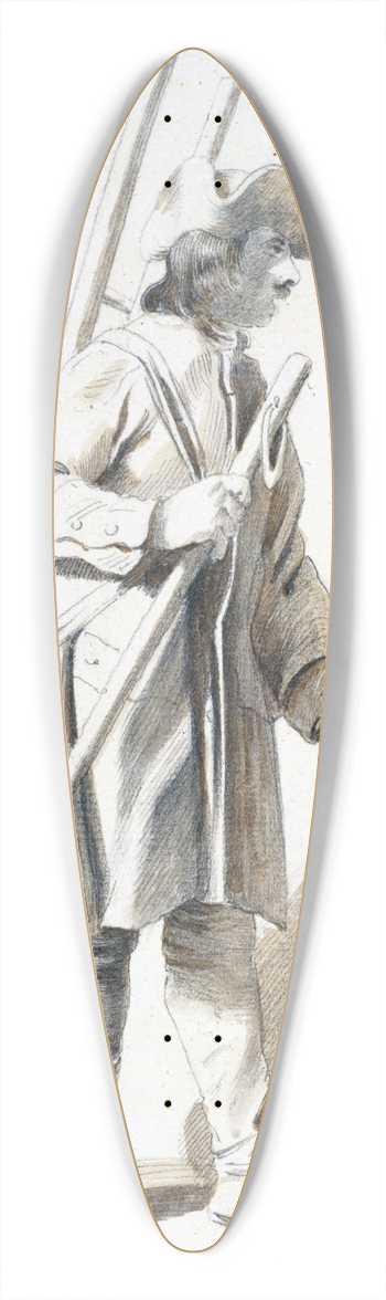 Edm Bouchardon - Portefaix, crocheteur 39.3 inch art pintail longboard deck