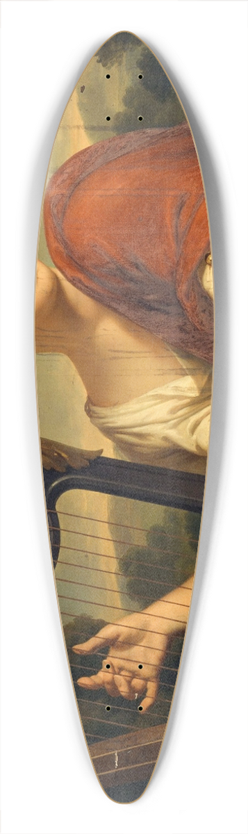Edmond Collignon - Allgorie de la Musique 39.3 inch art pintail longboard deck