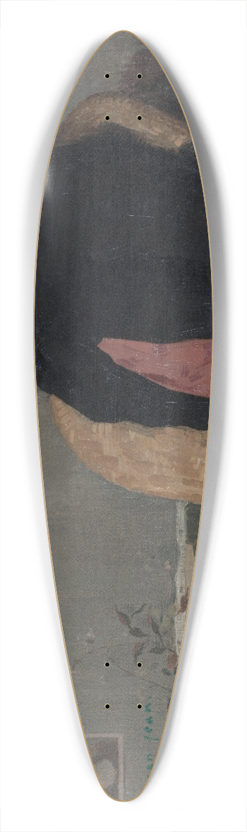 Edmond Francois Aman-Jean - Portrait of a Woman 39.3 inch art pintail longboard deck