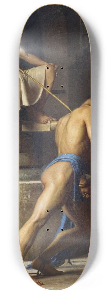 Carl Bloch - Samson and the Philistines 8.25 inch art skate deck