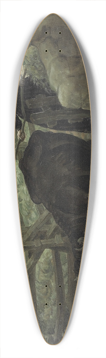 Edmund Franklin Ward - Heaven 39.3 inch art pintail longboard deck